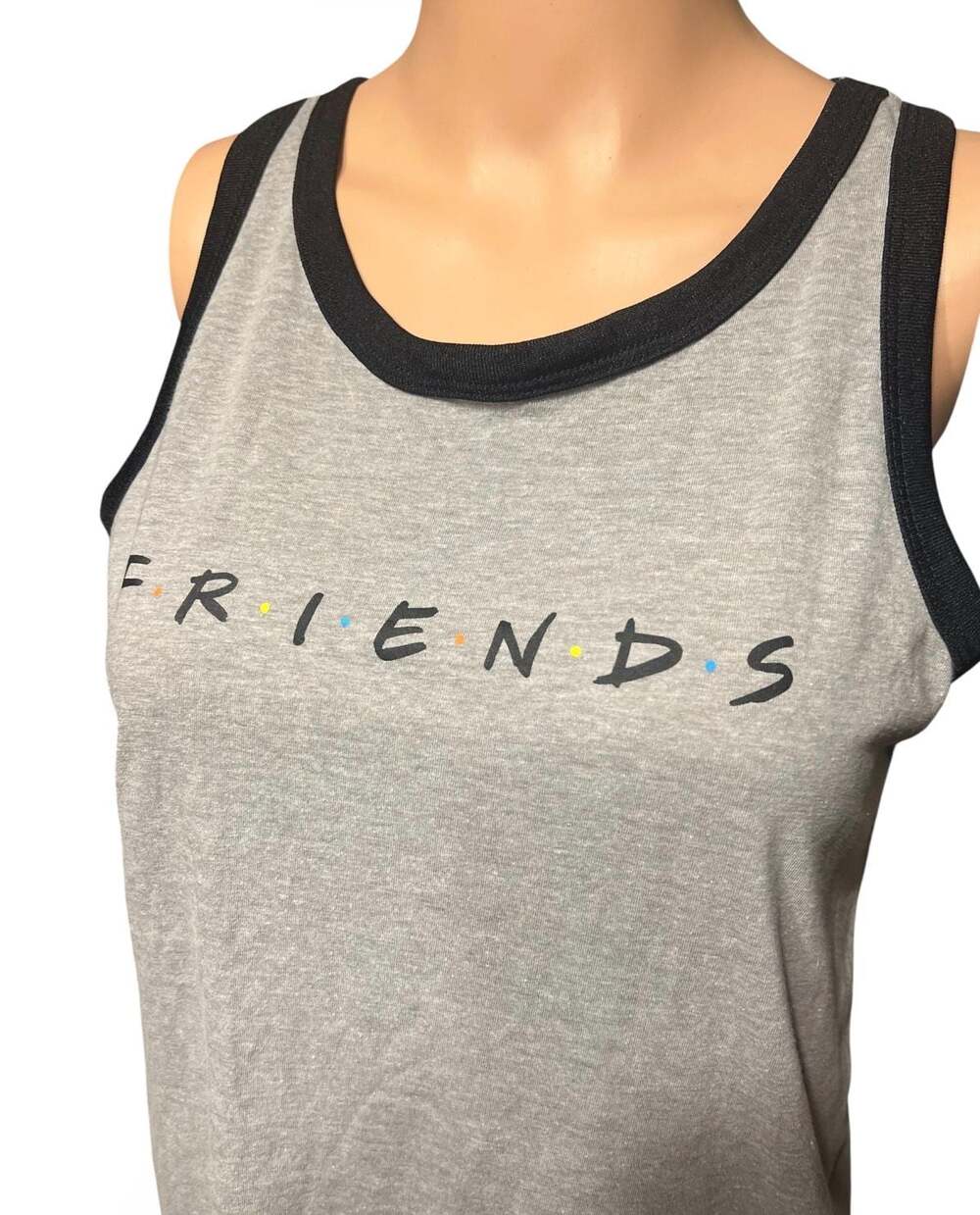 Friends The Television Series Gray Tank Top Size M